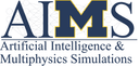 Artificial Intelligence and Multiphysics Simulations (AIMS) Lab logo